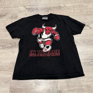 NBA Chicago Bulls In Yo Face Like a Can of Mace Graphic T Shirt Size XXL